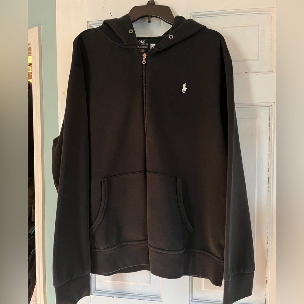 Polo Ralph Lauren Tech Full Zip Hoodie Black Men’s XL